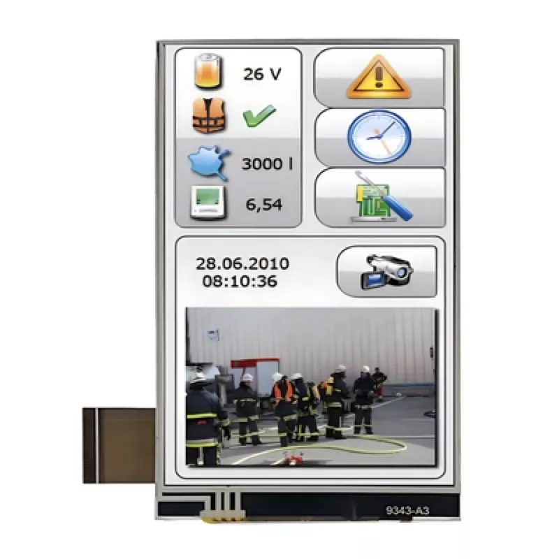 3.97 '' 480x800抵抗タッチIPS TFTモジュール